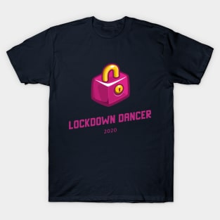 Corona Virus Lock down Dancer 2020 Pink T-Shirt
